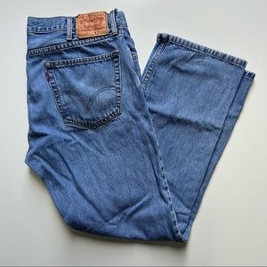 Vintage Levi’s 505 straight boyfriend jeans